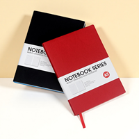 Promotion : Carnet A5 personnalisable en cuir PU, couverture rigide, 100 feuilles, reliure économique en gros, sangle élastique, logo personnalisé