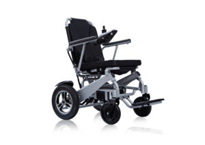 รถเข็นไฟฟ้าพับกลับได้น้ำหนักเบาใช้ทางการแพทย์สำหรับผู้สูงอายุแบตเตอรี่ลิเธียมควบคุมระยะไกล - Product Image 5