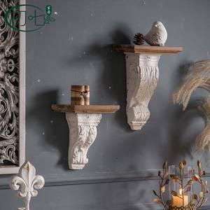 Yan Yujia <b>Wall</b> Mounted Shelf Resin Relief Decorative Rectangle <b>Display</b> For Wedding Home Decor - Product Image 1