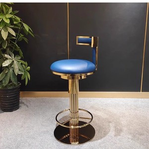 Los Taburetes de Bar de Lujo Combinan <span class=keywords><strong>Diseño</strong></span> Moderno y <span class=keywords><strong>Minimalista</strong></span> con Ajuste de Altura y Base Giratoria de 360 Grados - Product Image 6