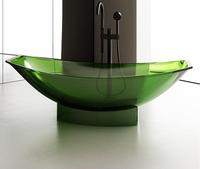 Baignoires Autoportantes Baignoires Intelligentes Baignoire pour Salle de Bains Transparent Résine Transparente Luxe Acrylique Style Moderne