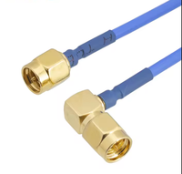 Fiche SMA vers prise SMA RG58 RG174 RG316 RG402 Câble avec câble coaxial et SMA femelle mâle à angle droit