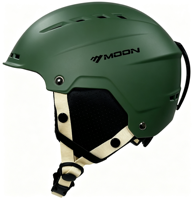 Casque de ski d'hiver MOON, nouvelle conception, coque ABS, certifié CE, casque de protection unisexe pour le ski et le snowboard, modèle MS97