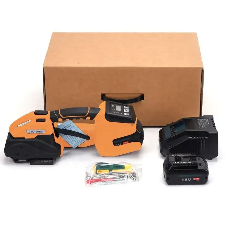 Portable Electric Plastic Strapping Packing Machine Battery Powered Strapping Tool