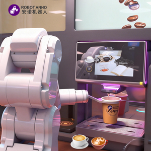 <span class=keywords><strong>Robot</strong></span> de café à 6 axes avec impression latte, nouvelle version, 26 saveurs, distributeur automatique de café sans personnel pour centres commerciaux et restaurants - Product Image 6