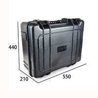 Valise de transport rigide en plastique étanche IP67 avec roues et poignée télescopique - Boîte à outils robuste antichoc pour équipement OEM/ODM