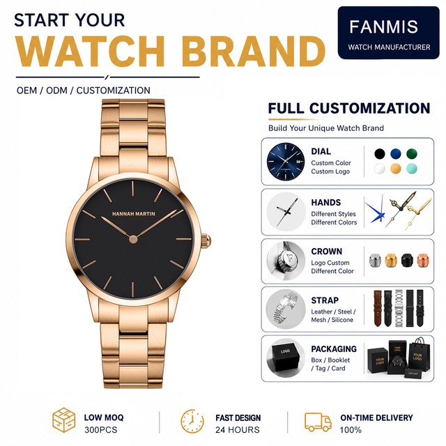 Custom Logo Women's Slim Stainless Steel Quartz Watch Minimalist Dial Butterfly Double Clasp Elegant Wristwatch
