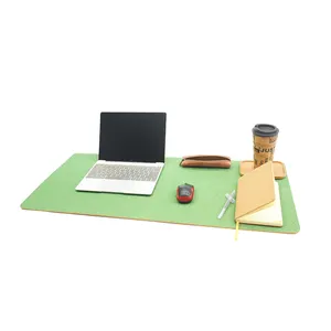 काग डेस्क पैड उच्च गुणवत्ता 90x40 रबर निविड़ अंधकार चमड़े माउस चटाई उपयोग डेस्क लेखन चटाई के लिए काम