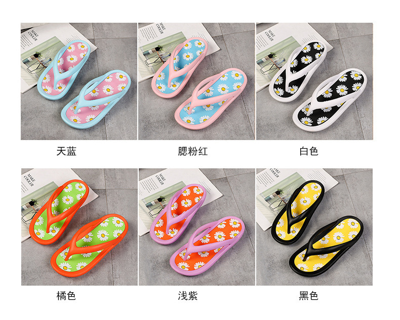 Women Fashion EVA Filpflops Comfortable Non Slip Beach Slides Bedroom Slippers Girls