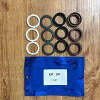 Kit de réparation de joints haute pression TRS KIT181 W2141, kit de joints d'étanchéité de piston 24 mm pour nettoyeur haute pression INTER, pièces de rechange durables