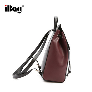 Drawstring Closure Adjustable Shoulder Straps Women Girls Mini Faux <strong>Leather</strong> Backpack <strong>Rucksack</strong> School Bag Travel <strong>Handbag</strong> - Product Image 4