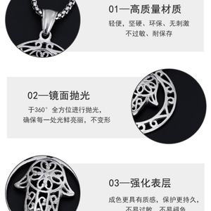 Joyería Personalizada, Collares con Colgantes de Mano de Hama para Mujer, Venta Caliente, Joyería Turca de Alta Calidad, Dijes de Acero Inoxidable - Product Image 5