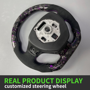 Per Chevrolet Camaro ZL1 SS 2SS Coupé 2016-2023 <span class=keywords><strong>Corvette</strong></span> C7 ZR1 Z51 Z06, Fibra di Carbonio Forgiata Personalizzata Viola con Display LED - Product Image 4