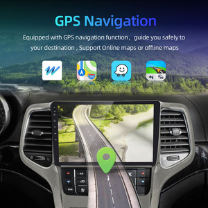 Autoradio intelligent Rhythm All In One 9 pouces avec écran tactile IPS, Bluetooth, GPS, USB et caméra de recul pour Jeep Grand Cherokee WK 2008-2013 - Product Image 2