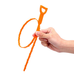 Extracteur de bouchons de vidange bon marché Offre Spéciale 3 pièces outil de retrait de bouchons de cheveux de serpent pour Drain de douche éviers et baignoires de cuisine - Product Image 2