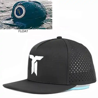 Gorras de Golf Personalizadas para Hombre, con Corte Láser, Resistentes al Agua, con Estampado 3D en Relieve, de 5 Paneles, con Cierre a Presión
