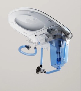 <span class=keywords><strong>WC</strong></span> <span class=keywords><strong>universel</strong></span> à poser au sol, automatique, monobloc, cuvette de toilette en <span class=keywords><strong>céramique</strong></span> intelligente, siège chauffant, télécommande - Product Image 4