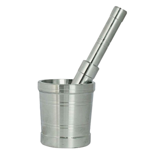 Trituradora de sal de diseño clásico de mortero y mortero de molienda manual especias multiusos al precio más bajo - Product Image 2