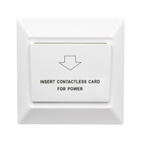 Interruptor de Ahorro de Energía Eléctrico para Hotel 220V/110V, Interruptor Inteligente RFID con Tarjeta de Llave para Habitación de Hotel