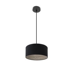 1xe27 luminaire suspendu noir/bois noir, dimensions 30x30 cm - idéal pour éclairer les maisons et les bureaux dans un style moderne. - Product Image 1