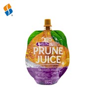 Op maat gedrukte jelly juice likeur water drank mini die-cut vloeibare navulverpakking plastic doypack spout zak staande spout pouch