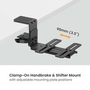 Kit de support de montage portable LRA04-BS01 pour simulateur de course, support de <span class=keywords><strong>volant</strong></span> réglable pour simulateur de course, compatible avec Logitech <span class=keywords><strong>Thrustmaster</strong></span> - Product Image 4