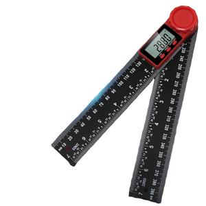 MaxTool Règle d'angle numérique et rapporteur 2-en-1 pour machines-outils de fraisage industrielles et de bricolage en bois, poignée en plastique, personnalisable OEM - Product Image 1