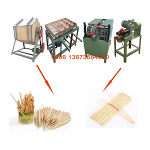 Complete production line wooden toothpick making machine in good price for sale