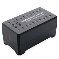 Station de charge rapide USB-C Kabbol Desktop 400W à 20 ports avec PD 20W pour téléphone portable/ordinateur portable/tablette/écouteurs/montre