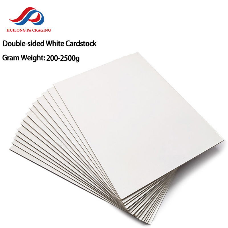 Factory Customized Double-sided White Recyclable Eco-Friendly Cardboard Custom Size Digital Printing Gift Craft Packaging