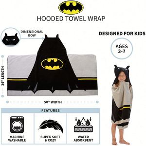 <b>Microfiber</b> <b>Beach</b> Recycled Surf Poncho With Hooded <b>Towel</b> - Product Image 6