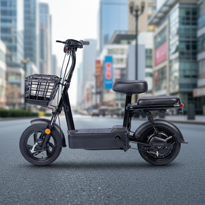 Vélo électrique adulte à <span class=keywords><strong>2</strong></span> roues, prix d'usine, 48V 350W, moteur sans balais électronique, cadre en acier carbone, cyclomoteur longue distance à vendre - Product Image 1