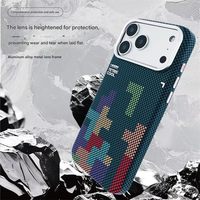 Nouvelles coques de téléphone magnétiques fines en fibre de carbone texturée pour iPhone 17 Pro Max 16 15 14 – Coque arrière antichoc en PC rigide