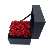 Emballage personnalisé d'usine, présentation de brochure numérique de 4,3 pouces, écran LCD HD/IPS, boîte vidéo cadeau avec fleurs
