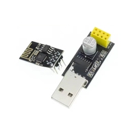 Adaptador Programador ESP01, Adaptador ESP-01 ESP-01S, Adaptador ESP8266 CH340G USB a Módulo Wifi Serial ESP8266