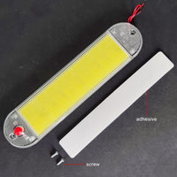 Lumière de dôme intérieure pour camion 24V COB LED, lampe de lecture de plafond ultra-mince pour camping-car, lumière de cabine haute luminosité