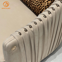 Fabricant de haute qualité moderne salon beige cuir véritable fauteuil de loisirs canapé simple fauteuil pour balcon