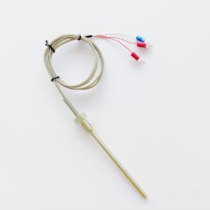 RTD Sensor suhu 3 kabel-100 hingga 600C PT100 PT1000 dengan SUS304 SUS316 Probe aluminium tembaga plastik - Product Image 1