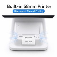 Terminal Punto de Venta Android RK3568 de Alto Rendimiento, 4+64 GB, Pantalla Táctil Inteligente, con Pantalla para el Cliente y WiFi