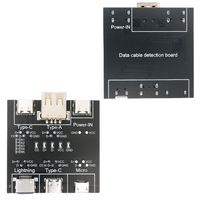Carte de détection de câble de données Bssy)dt3 Type-C USB-C, testeur de court-circuit et de diagnostic de commutation marche/arrêt pour iOS et Android