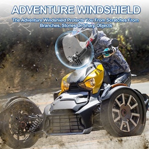 Pare-brise de moto à revêtement dur et transparent de 3 pouces, déflecteur de vent pour Can Am Ryker 600 <span class=keywords><strong>900</strong></span> <span class=keywords><strong>Rally</strong></span> 2019-2023 - Product Image 6