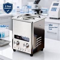 Alat Pembersih Ultrasonik Digital Benchtop 2L Baru untuk Perbaikan Kacamata, Perhiasan, Jam Tangan, Gigi Tiruan, dan Ponsel, 40kHz, Tangki Baja Tahan Karat 304