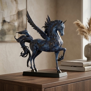 Scultura in Bronzo Statua Europea Moderna per Arredamento Casa, Opera d'<span class=keywords><strong>Arte</strong></span> Animale per Esterni, Scultura in Metallo Personalizzata per Giardino, Parco, Interni, Figura Artistica - Product Image 4