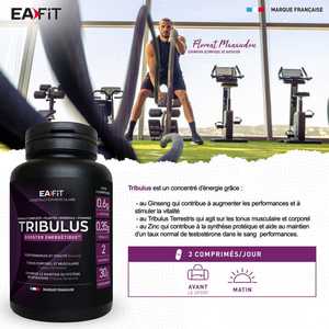 EAFIT TRIBULUS - 90 Compresse - Il Miglior Prodotto di Tribulus della Farmacia - Aumenta Energia, Vitalità e Testosterone - Product Image 2