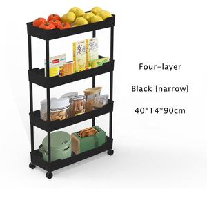 Chariot de stockage en plastique à roulement durable le plus récent à vendre conteneur de stockage des aliments - Product Image 3