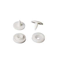 Boutons-pression en résine plastique lisse et lavable, ronds, à quatre parties, T90, 10 mm, personnalisables, pour vêtements et chaussures de bébé, couture – Vente chaude