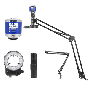 Microscopio Digitale 4K con Fotocamera da 48MP, Display LCD, Lente 150X, Luce LED e Supporto Pieghevole per Riparazioni e Saldature - Product Image 1