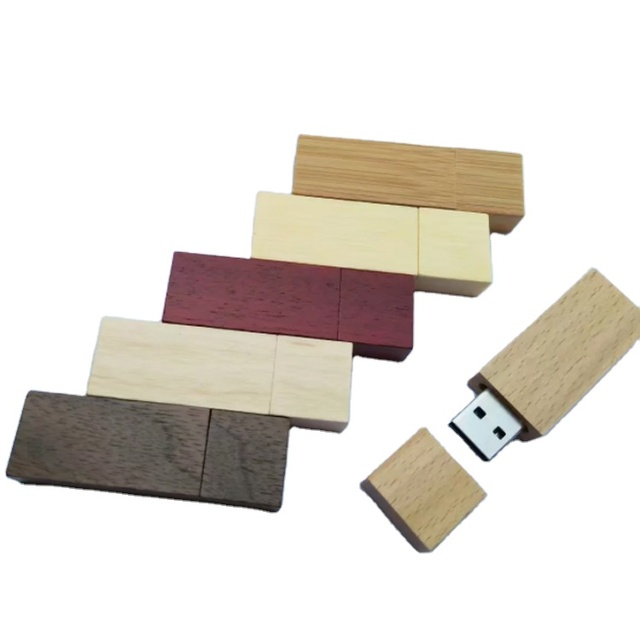 Wholesale Luxury Wooden USB 3.0 Flash Drives Card Blank Wood USB Custom Logo Promotional Gifts