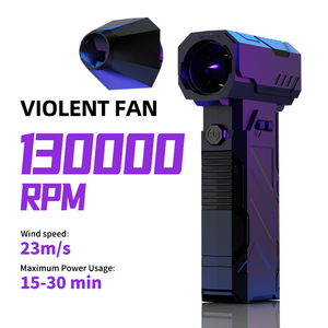 Souffleur d'air électrique sans fil super puissant, 3 vitesses réglables, mini souffleur à charge rapide pour ordinateur, clavier, maison, voiture - Product Image 3