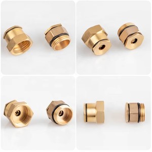 فوهة رش نحاسية قابلة للتعديل مقاس 1/2 بوصة، رشاش دقيق للري في الحدائق - Product Image 4